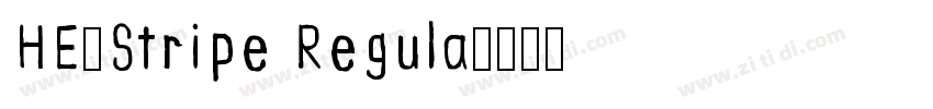 HE_Stripe Regula字体转换